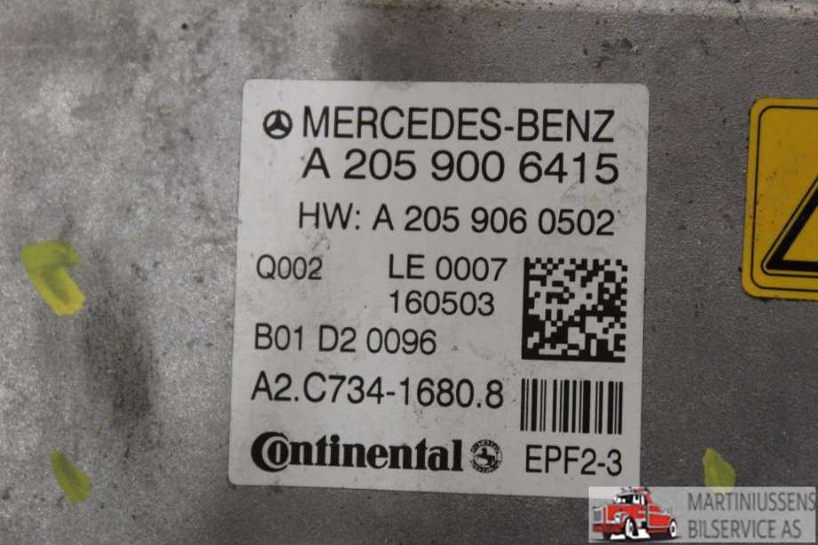 DCDC converter elbil til Mercedes C-Klasse 2014-2018 (Fase 1) (W205) (W205) (MERCEDES|A2059006415|)