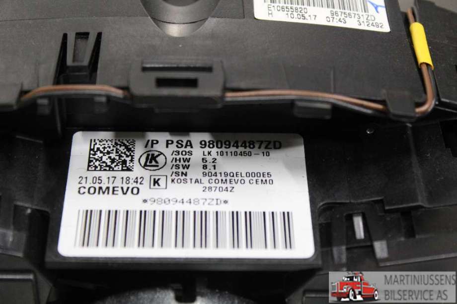Bryter combi til Peugeot 3008 2016-->> (Type II)  (PEUGEOT||98094487ZD)