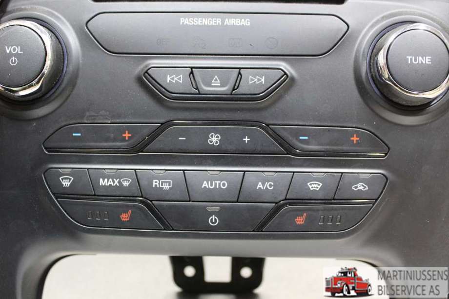 Varmeapparat betjening til Ford Ranger / Ranger Raptor 2015-2022  (FORD||EB3T-18E245-FH3ENU)
