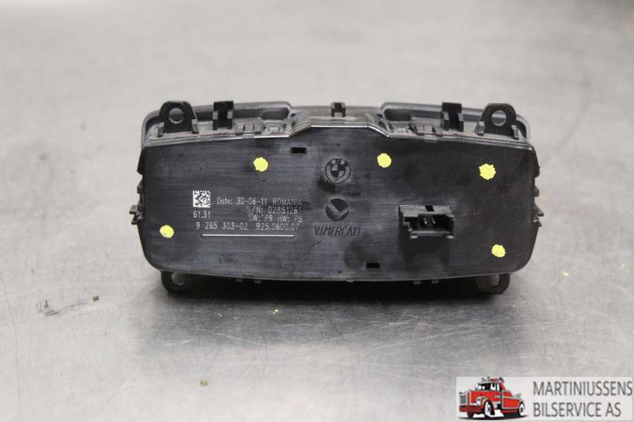 Bryter lys til BMW 1-Serie 2011-2015 (Fase 1) (F20/F21) (F20/F21) (BMW||9 265 303-02)
