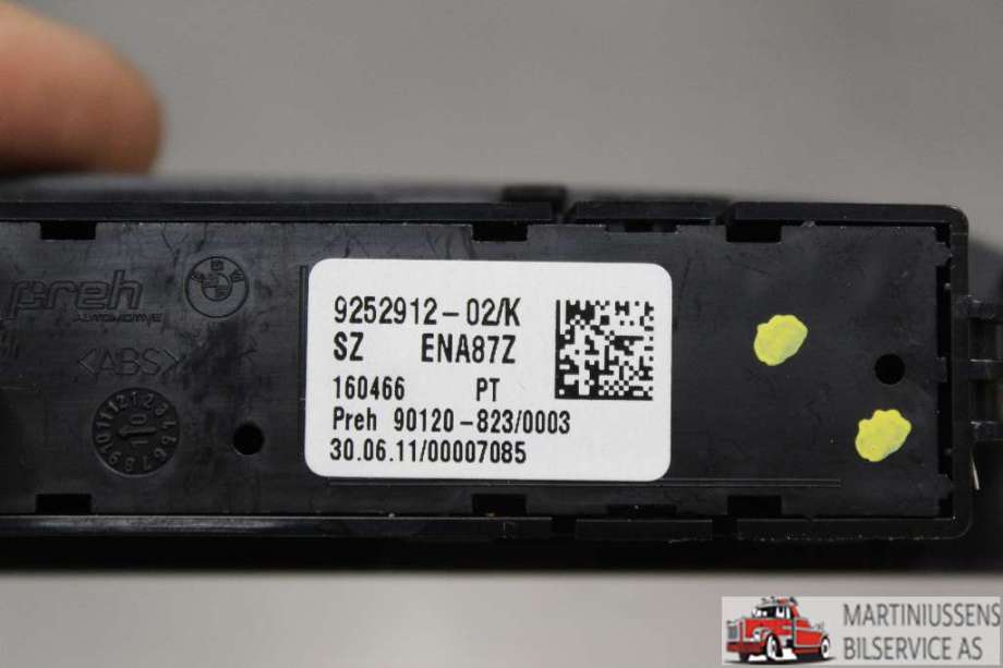 Bryter diverse til BMW 1-Serie 2011-2015 (Fase 1) (F20/F21) (F20/F21) (BMW||9252912-02/K)