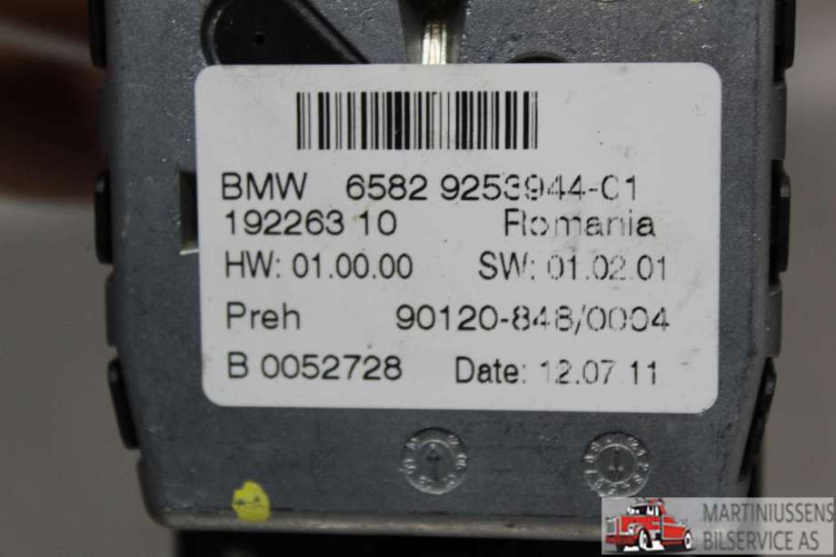 Bilstereo diverse til BMW 1-Serie 2011-2015 (Fase 1) (F20/F21) (F20/F21) (BMW||6582 9253944-C1)