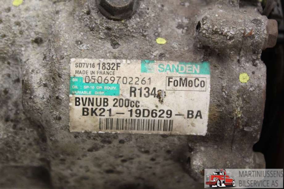 Aircondition kompressor til Ford Transit 2006-2013  (FORD||BK21-19D629-BA)