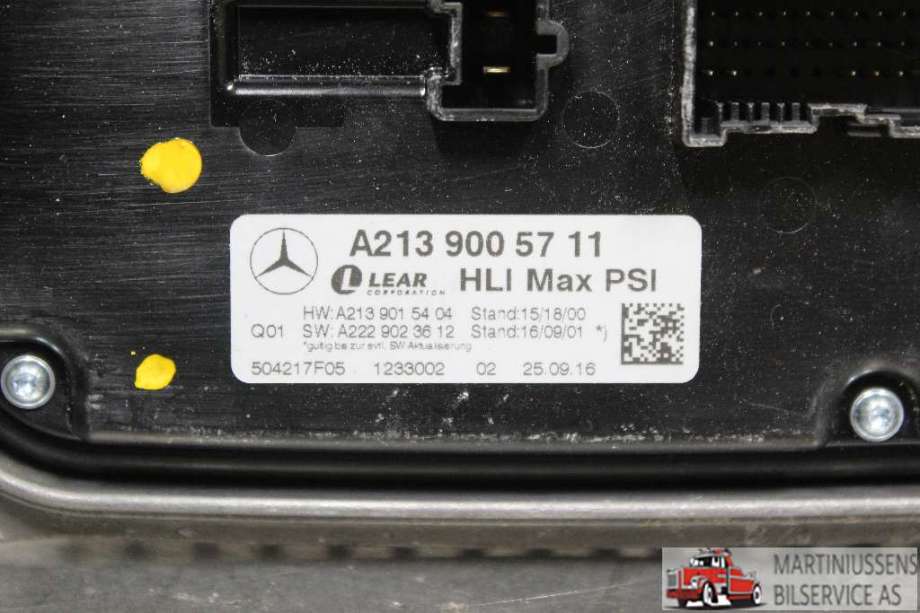Styreenhet xenon/ballast til Mercedes E-Klasse 2016-2023 (W213) (W213) (MERCEDES||A213 900 57 11)