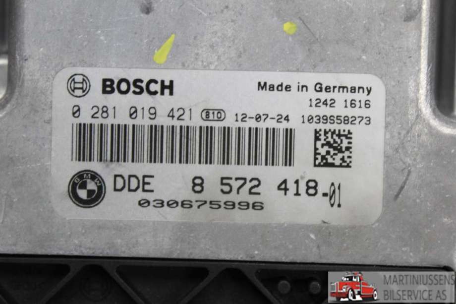 Styreenhet motor til BMW X3 2010-2017 (F25) (F25) (BMW||DDE 8 572 418-01)