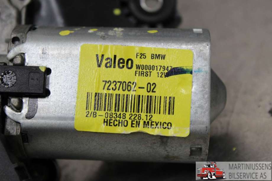 Viskermotor bakrute til BMW X3 2010-2017 (F25) (F25) (BMW||7237062-02)