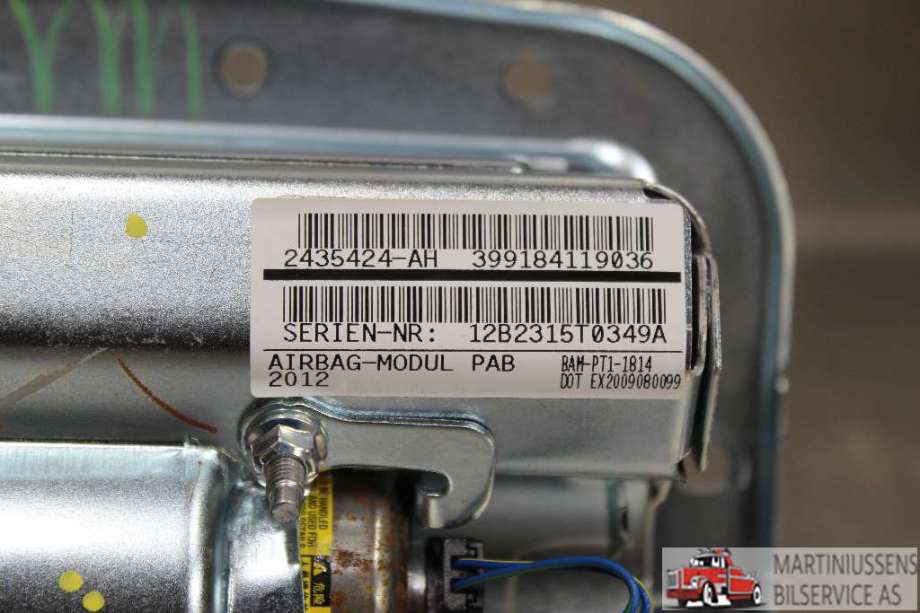 Airbag passasjer til BMW X3 2010-2017 (F25) (F25) (BMW||2435424-AH)