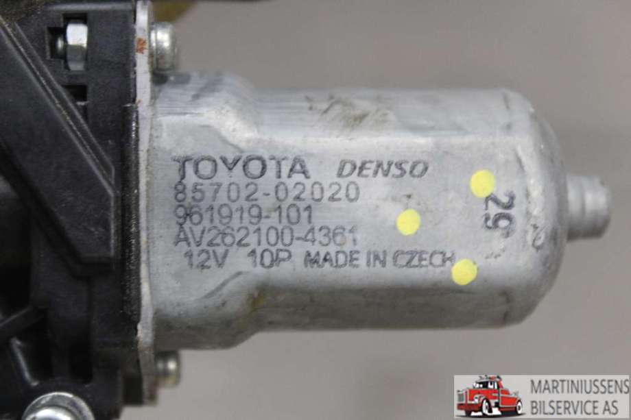 Ruteheis venstre foran til Toyota Avensis 2009-2015 (Type III, Fase 1)  (TOYOTA||85702-02020)