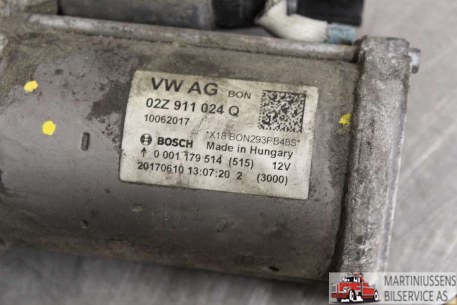 Starter til VW Golf VII 2017-2020 (Fase 2)  (VOLKSWAGEN||02Z 911 024 Q)