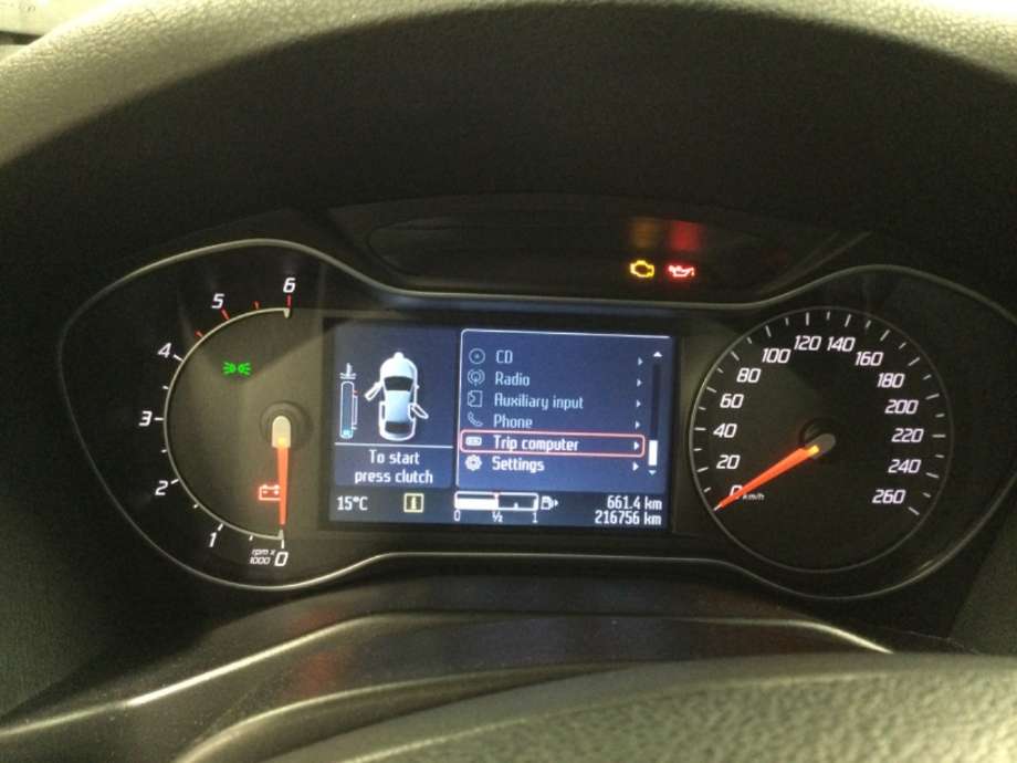Speedometer til Ford Mondeo, 2011-2014 (Type IV, Fase 2)  (FORD|)
