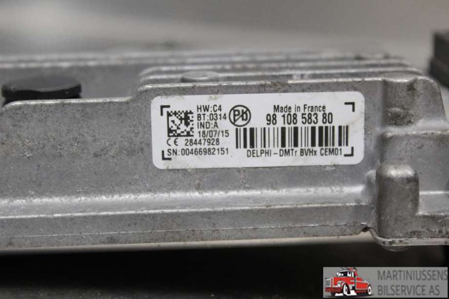 Styreenhet tenning til Peugeot 308 2013-2021 (Type II)  (PEUGEOT||98 108 583 80)