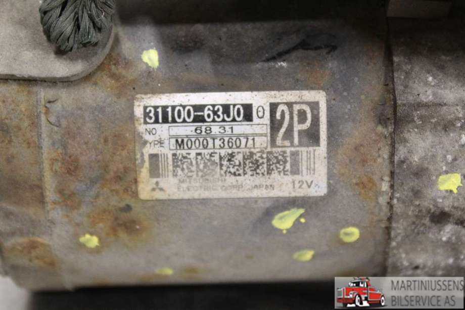 Starter til Suzuki Swift 2005-2010  (SUZUKI||31100-63J0)