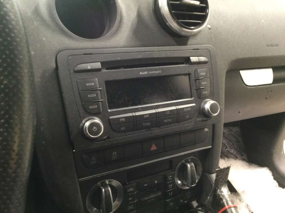 Bilstereo til Audi A3, 2009-2012 (Type II, Fase 2)  (AUDI|)