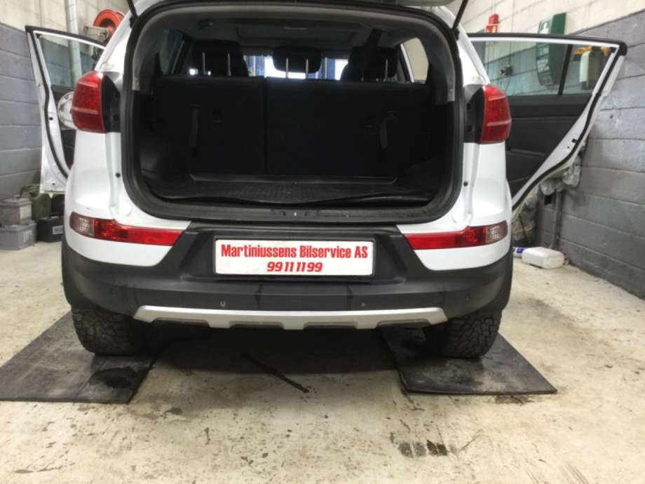Støtfanger bak til Kia Sportage, 2010-2016 (Type III)  (KIA|)