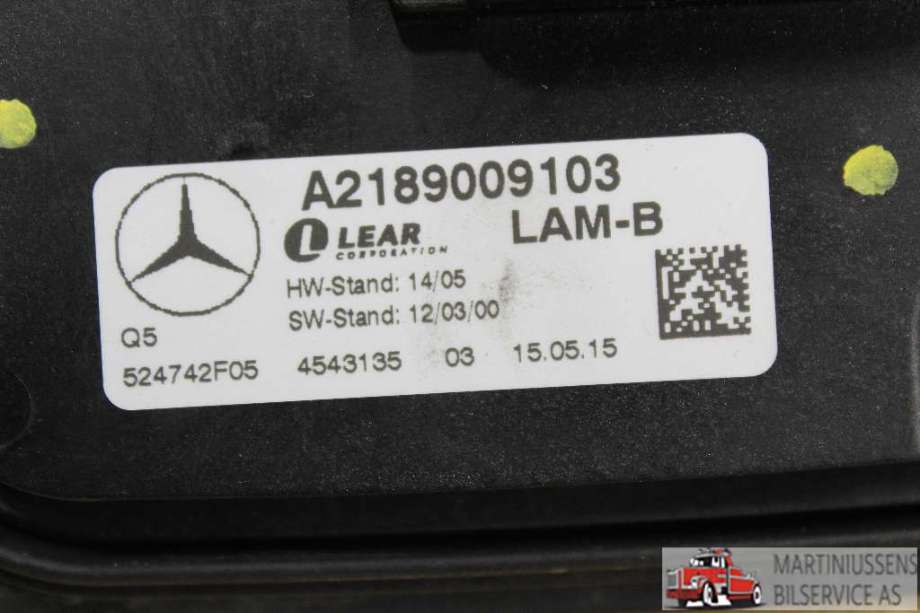 Styreenhet xenon/ballast til Mercedes B-Klasse 2011-2018 (W246) (W246) (MERCEDES||A2189009103)