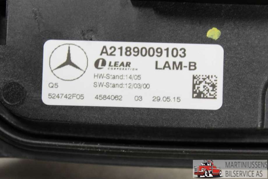 Styreenhet xenon/ballast til Mercedes B-Klasse 2011-2018 (W246) (W246) (MERCEDES||A2189009103)