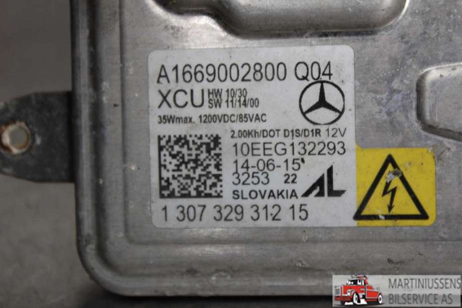 Styreenhet xenon/ballast til Mercedes B-Klasse 2011-2018 (W246) (W246) (MERCEDES||A1669002800)