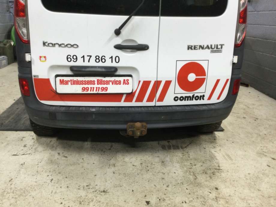 Støtfanger bak til Renault Kangoo, 2008-2021 (Type II)  (RENAULT|)