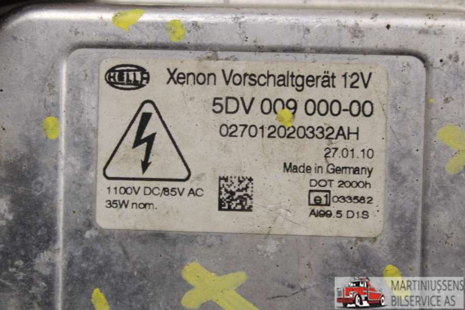 Styreenhet xenon/ballast til BMW 5-Serie 2003-2010 (E60/E61) (E60/E61) (BMW||5DV 009 000-00)