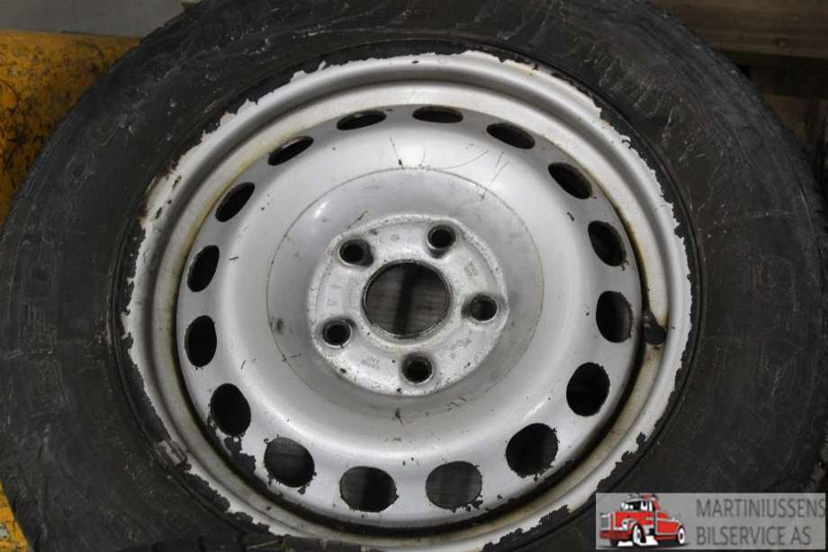 Felgsett stål til VW Caddy 2004-2010 (Type III, Fase 1)  (VOLKSWAGEN|5X112|15"|)