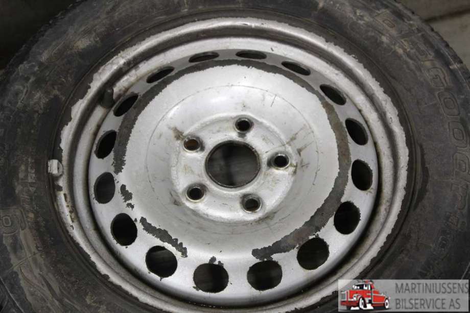 Felgsett stål til VW Caddy 2004-2010 (Type III, Fase 1)  (VOLKSWAGEN|5X112|15"|)