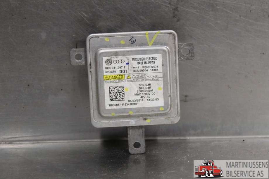 Styreenhet xenon/ballast til Audi A1, 2010-2014 (Type I, Fase 1)  (AUDI|)