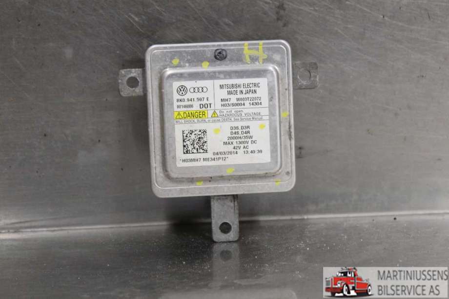 Styreenhet xenon/ballast til Audi A1, 2010-2014 (Type I, Fase 1)  (AUDI|)
