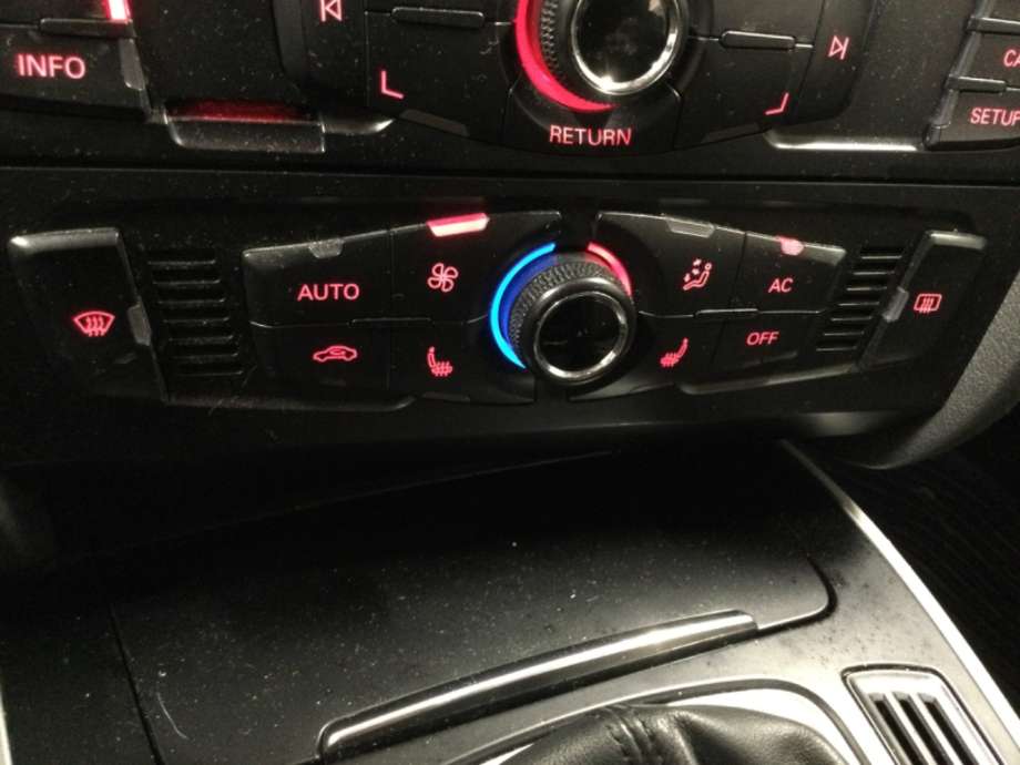 Varmeapparat betjening til Audi A4, 2007-2014 (Type IV) (B8) (B8) (AUDI|)