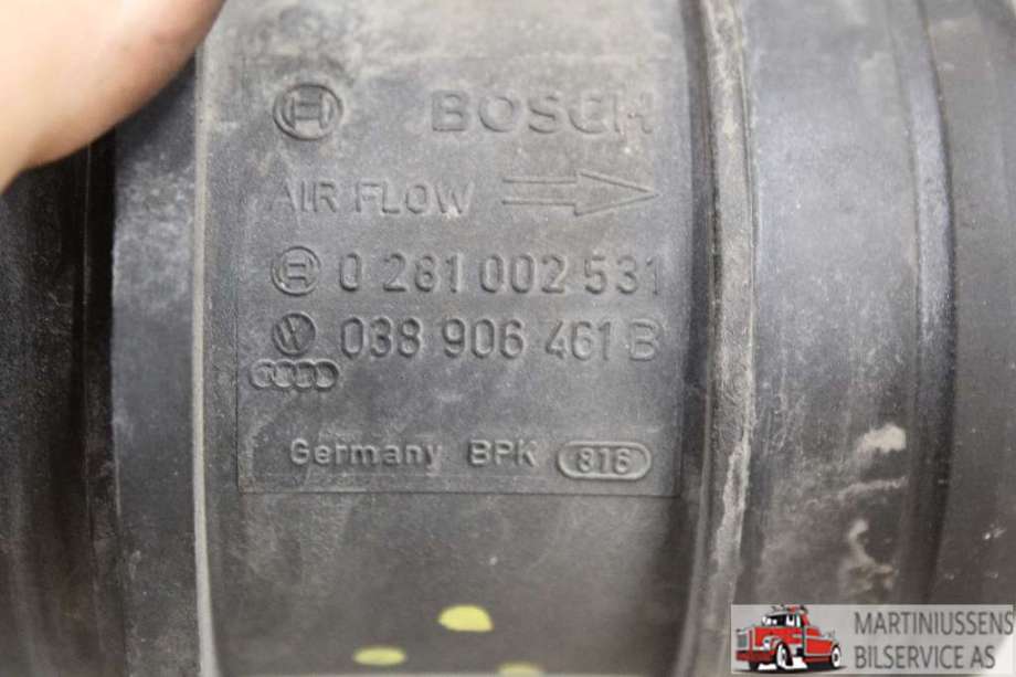 Luftmengde/luftmassemåler til VW Transporter / Caravelle 2003-2009 (Fase 1) (T5) (T5) (VOLKSWAGEN||038 906 461 B)