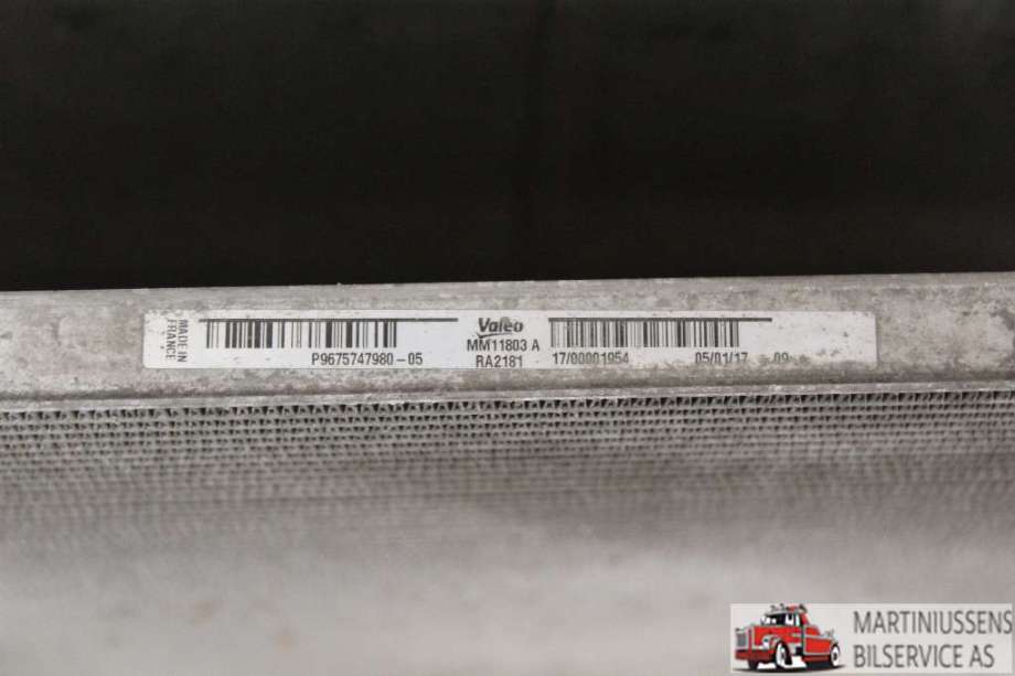 Radiator (automat gir) til Peugeot 3008 2016-->> (Type II)  (PEUGEOT||P9675747980-05)