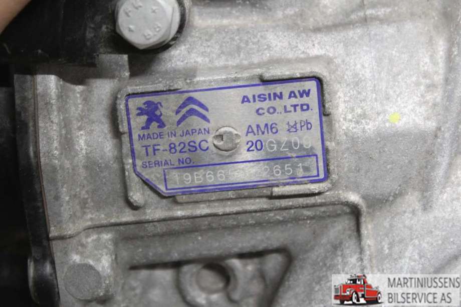 Girkasse automat til Toyota Proace 2016-->> (Type II)  (TOYOTA||TF-82SC)