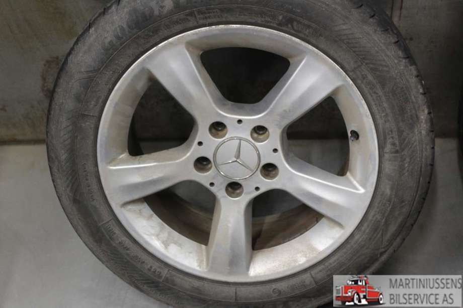 Felgsett aluminium til Mercedes C-Klasse 2004-2007 (Fase 2) (W203) (W203) (MERCEDES|5X112 ET31|16"|7X16 ET31)
