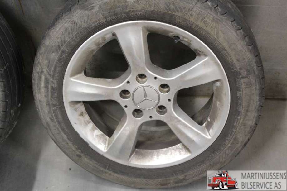 Felgsett aluminium til Mercedes C-Klasse 2004-2007 (Fase 2) (W203) (W203) (MERCEDES|5X112 ET31|16"|7X16 ET31)