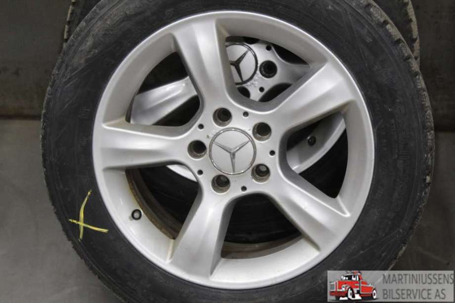 Felgsett aluminium til Mercedes C-Klasse 2004-2007 (Fase 2) (W203) (W203) (MERCEDES|5X112 ET31|16"|7X16 ET31)
