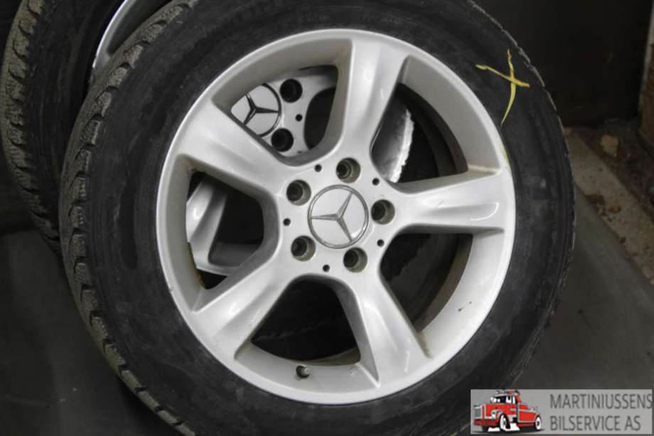 Felgsett aluminium til Mercedes C-Klasse 2004-2007 (Fase 2) (W203) (W203) (MERCEDES|5X112 ET31|16"|7X16 ET31)