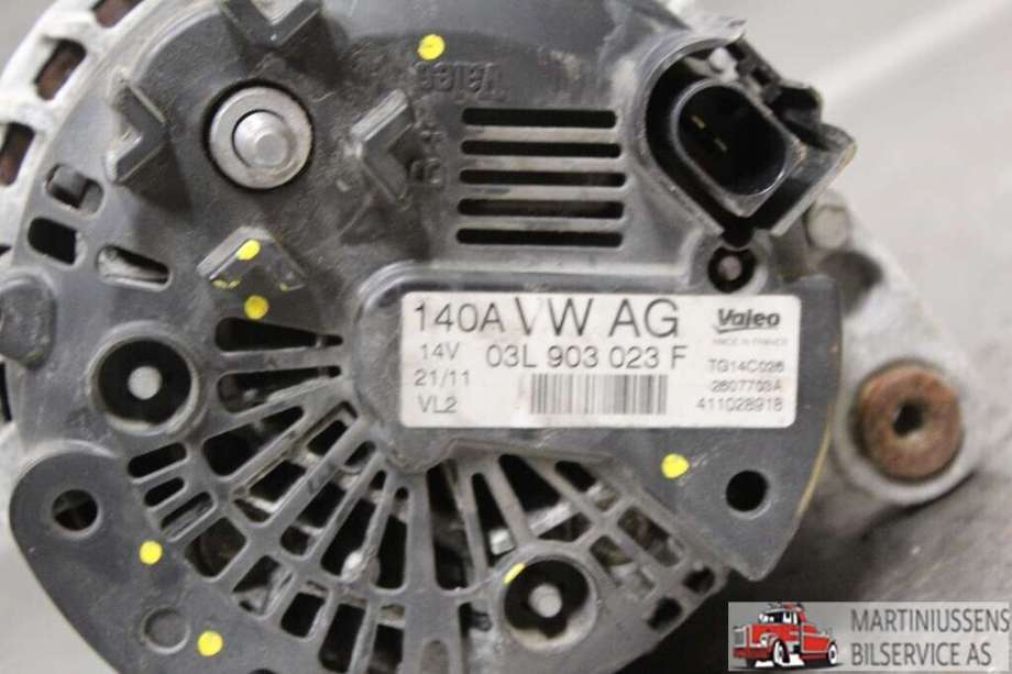 Dynamo til VW Polo 2009-2014 (Type V, Fase 1) (VOLKSWAGEN||03L 903 023 F)