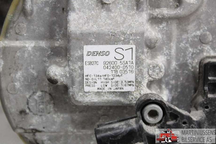 Aircondition kompressor til Nissan Leaf 2018-->> (Type II)  (NISSAN||ESB27C 92600 5SA1A)