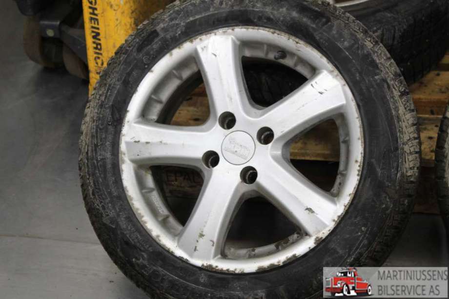 Felgsett aluminium til Toyota Yaris 2009-2011 (Type II, Fase 2)  (TOYOTA||4X100|5X15 ET 37;6)