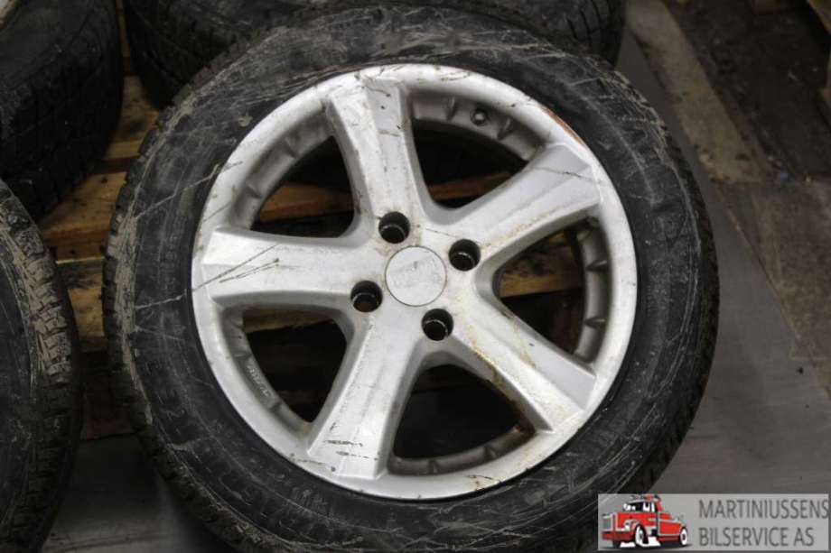 Felgsett aluminium til Toyota Yaris 2009-2011 (Type II, Fase 2)  (TOYOTA||4X100|5X15 ET 37;6)
