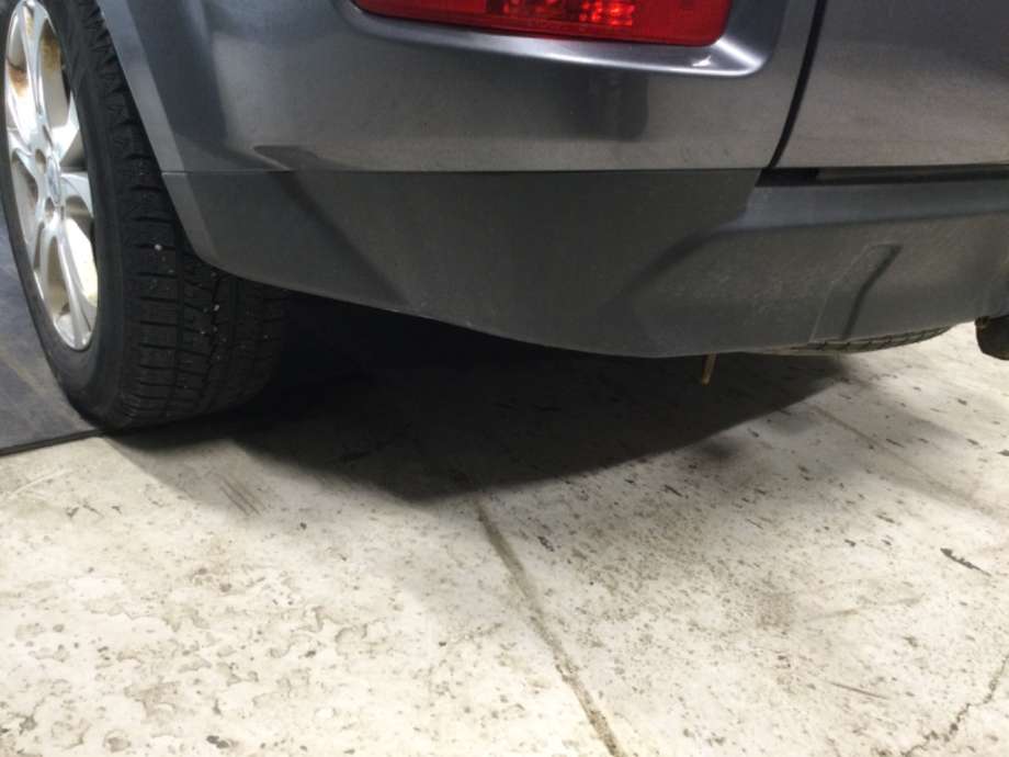 Støtfanger bak til Mitsubishi Outlander 2010-2012 (Type II, Fase 2)  (MITSUBISHI|)