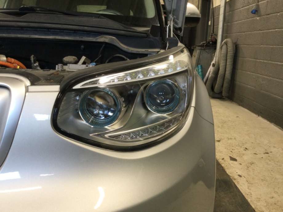 Frontlykt venstre halogen til Kia Soul, 2014-2019 (Type II)  (KIA|)