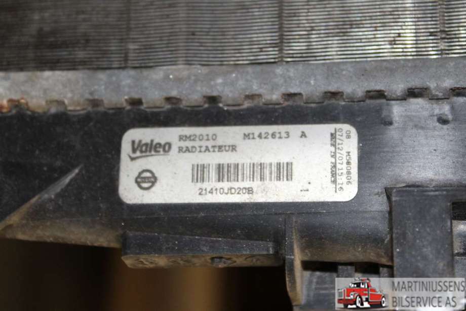 Radiator (automat gir) til Nissan Qashqai 2007-2010 (Type I, Fase 1)  (NISSAN||21410JD20B)