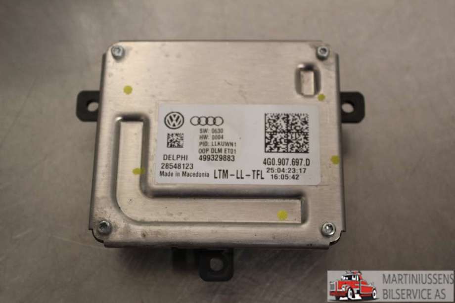 Styreenhet xenon/ballast til Audi A4, 2007-2014 (Type IV) (B8) (B8) (AUDI|)