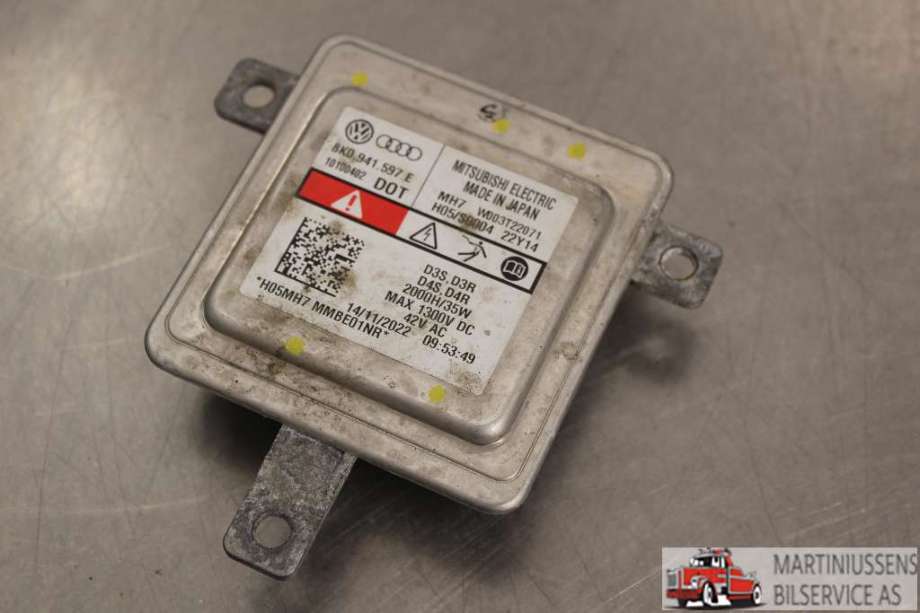 Styreenhet xenon/ballast til Audi A4, 2007-2014 (Type IV) (B8) (B8) (AUDI|8K0941597E)