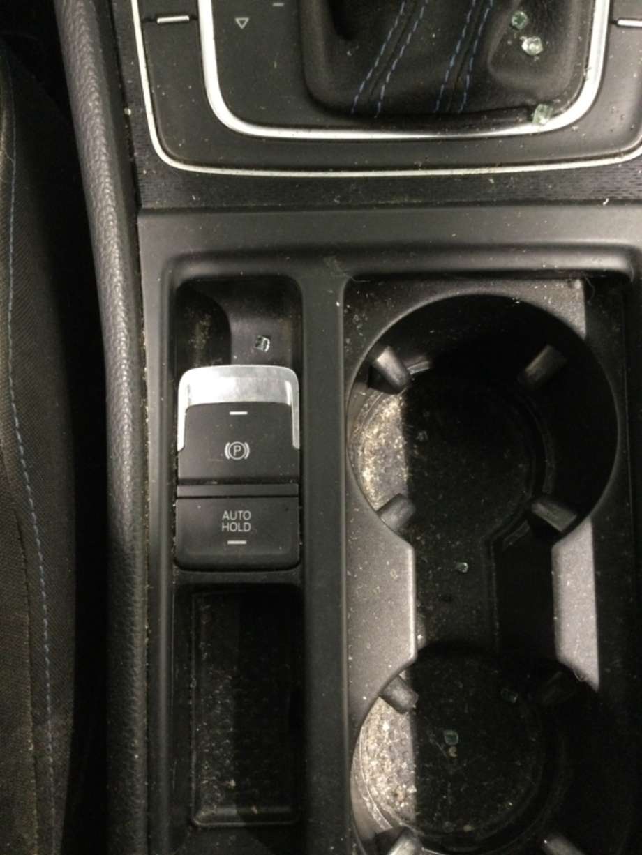 Bryter elektrisk håndbrekk/parkbrems til VW e-Golf, 2014-2017 (Fase 1)  (VOLKSWAGEN|)