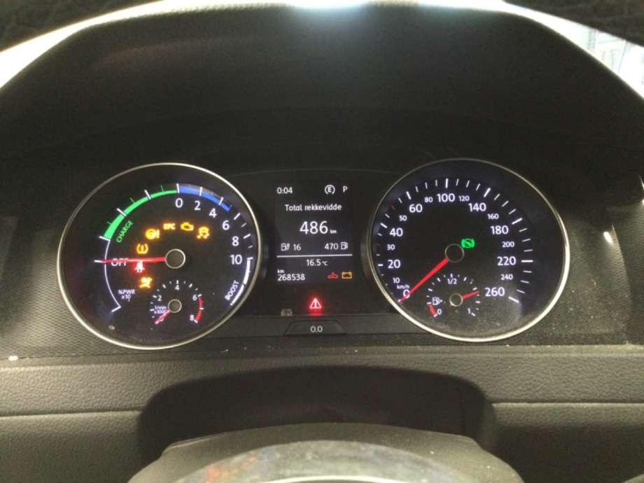 Speedometer til VW e-Golf, 2014-2017 (Fase 1)  (VOLKSWAGEN|)