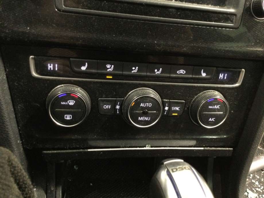 Varmeapparat betjening til VW e-Golf, 2014-2017 (Fase 1)  (VOLKSWAGEN|)