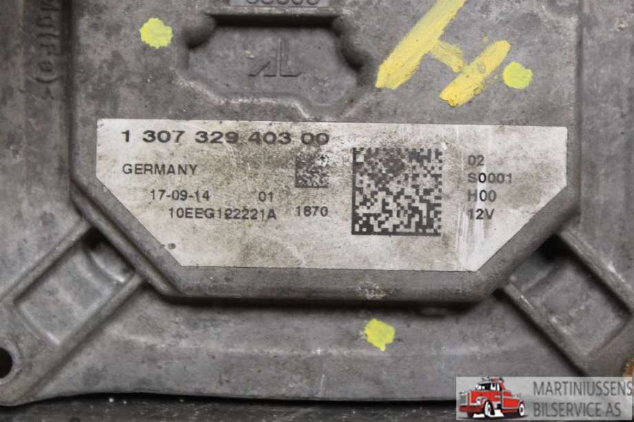 Styreenhet xenon/ballast til Peugeot 308 2013-2021 (Type II)  (PEUGEOT|1 307 329 403 00|)