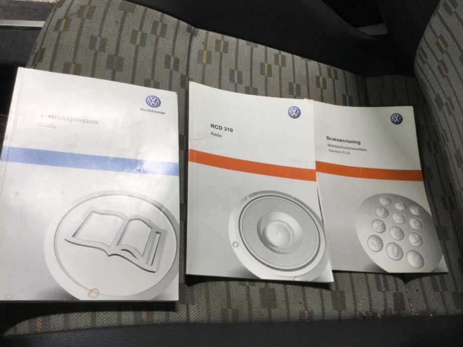 Instruksjonsbok til VW Caddy, 2010-2015 (Type III, Fase 2)  (VOLKSWAGEN|)