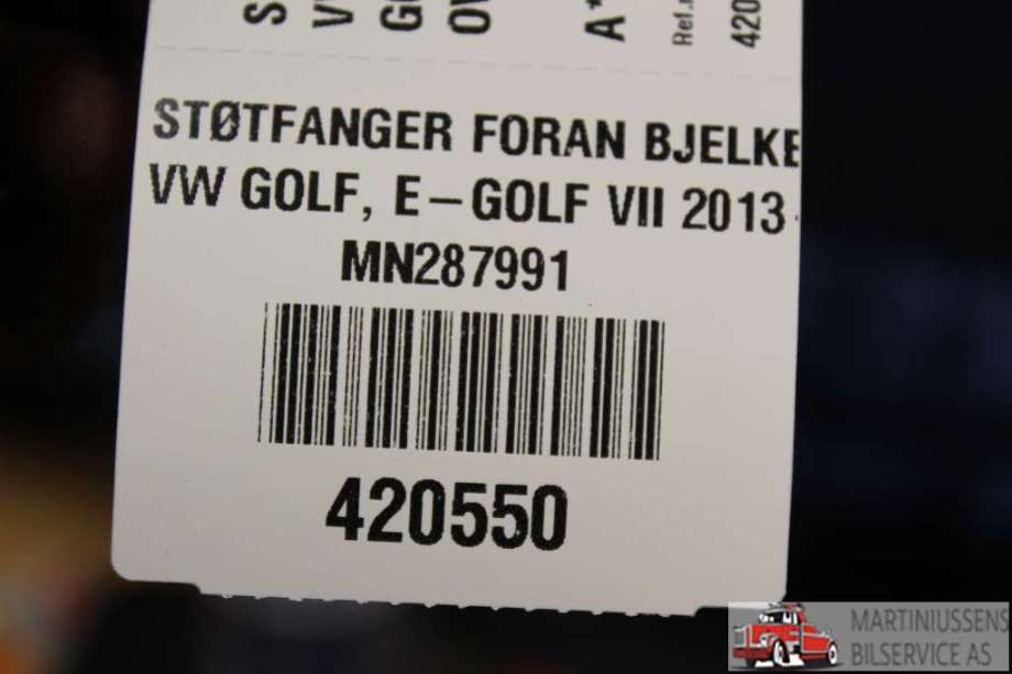 Støtfangerforsterkning foran til VW e-Golf, 2014-2017 (Fase 1)  (VOLKSWAGEN|)
